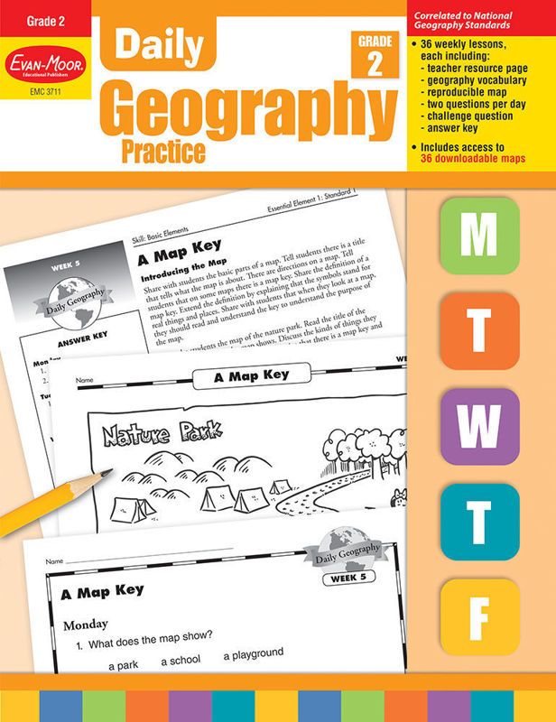 Daily Geography Practice, Grade 2 - Teacher's Edition, Print