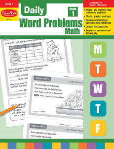 Daily Word Problems, Grade 1 - Teacher's Edition, E-book