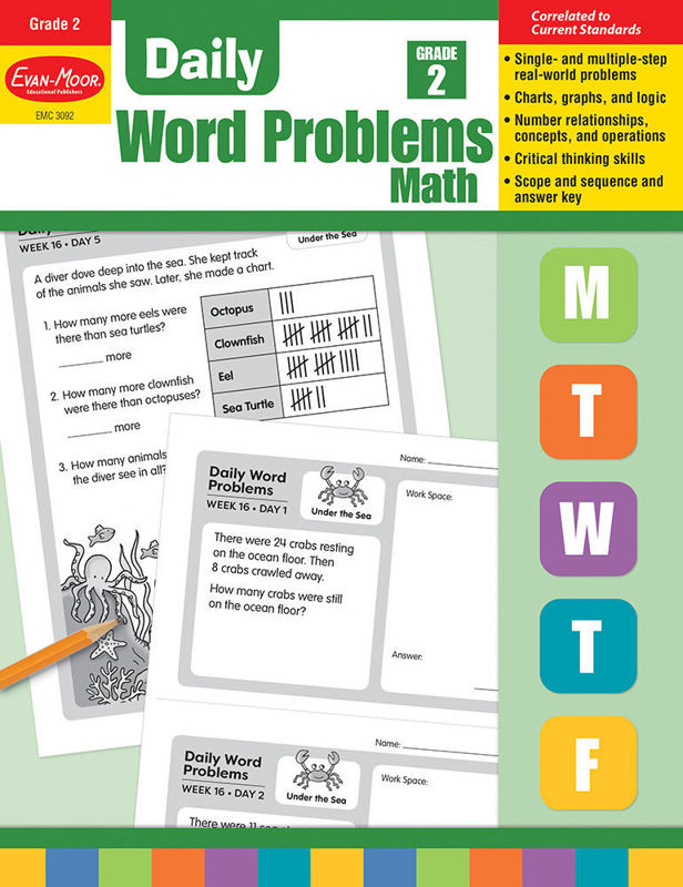 Daily Word Problems, Grade 2 - Teacher's Edition, E-book