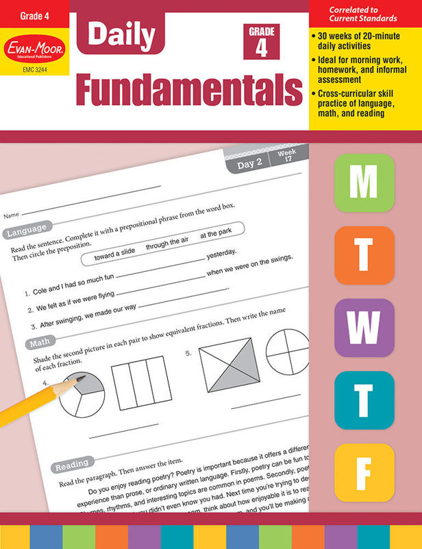 Daily Fundamentals, Grade 4 - Teacher's Edition, E-book