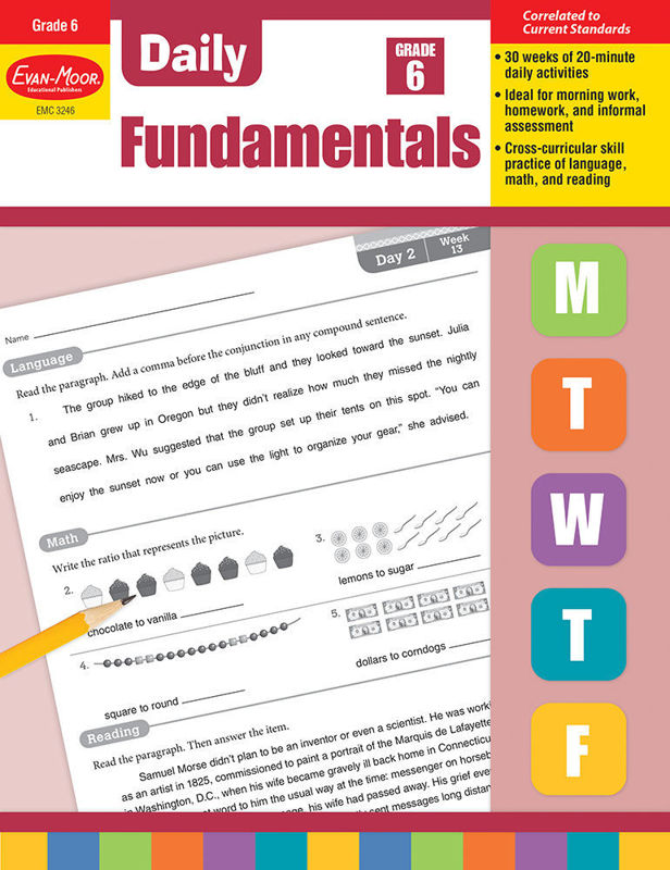 Daily Fundamentals, Grade 6 - Teacher's Edition, E-book