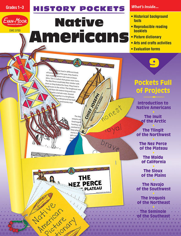 History Pockets: Native Americans, Grades 1-3 - Teacher Reproducibles, E-book