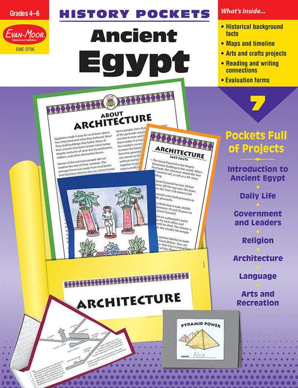 History Pockets: Ancient Egypt, Grades 4-6 - Teacher Reproducibles, E-book