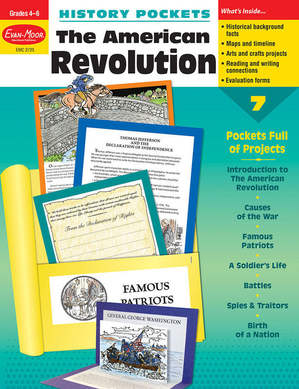 History Pockets: The American Revolution, Grades 4-6 - Teacher Reproducibles, E-book