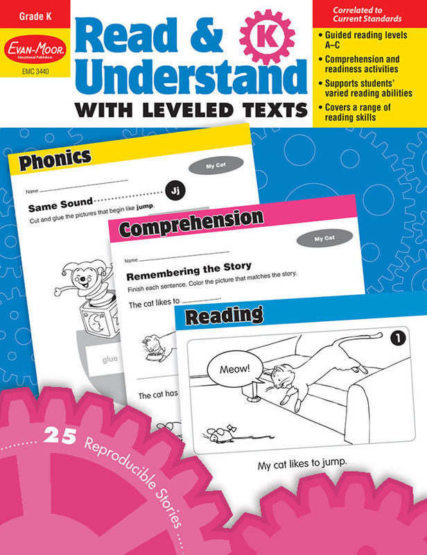 Read and Understand with Leveled Texts, Grade K - Teacher Reproducibles, Print