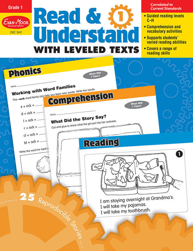 Read and Understand with Leveled Texts, Grade 1 - Teacher Reproducibles, Print