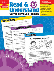 Read and Understand with Leveled Texts, Grade 3 - Teacher Reproducibles, Print