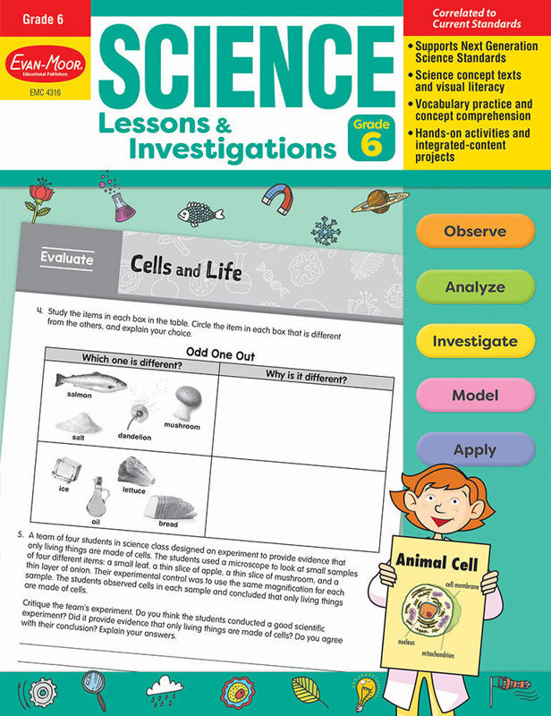 Science Lessons and Investigations, Grade 6, Teacher's Edition, Print