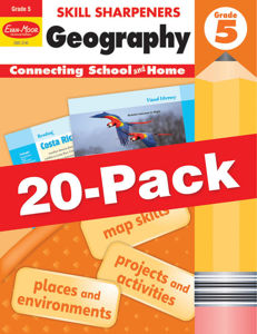 Skill Sharpeners: Geography, Grade 5— Class pack