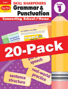 Skill Sharpeners: Grammar & Punctuation, Grade 1 — Class pack