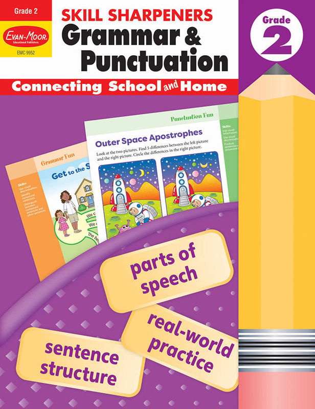 Skill Sharpeners: Grammar & Punctuation, Grade 2 - Activity Book