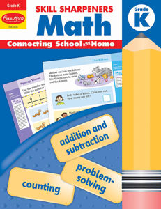 Skill Sharpeners: Math, Grade K - Activity Book