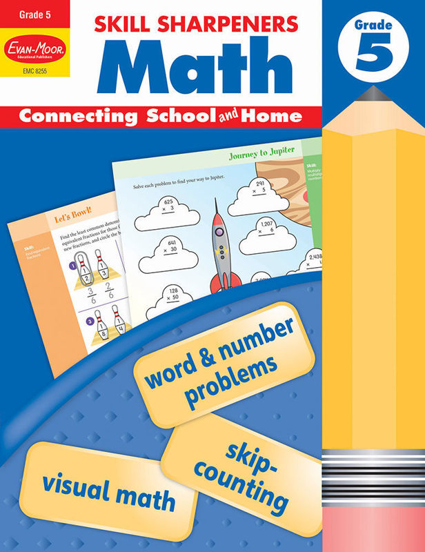 Skill Sharpeners: Math, Grade 5 - Activity Book