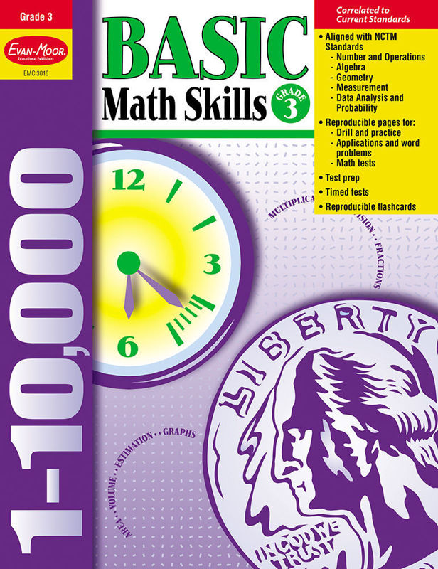 Basic Math Skills, Grade 3 - Teacher Reproducibles, Print