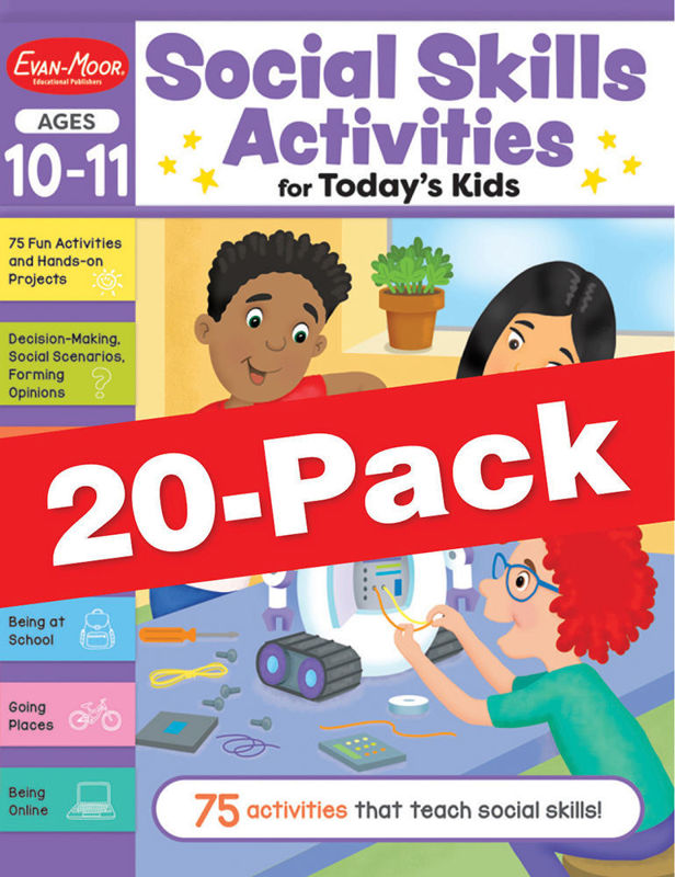 Social Skills Activities for Today's Kids, Ages 10-11 — Class pack 