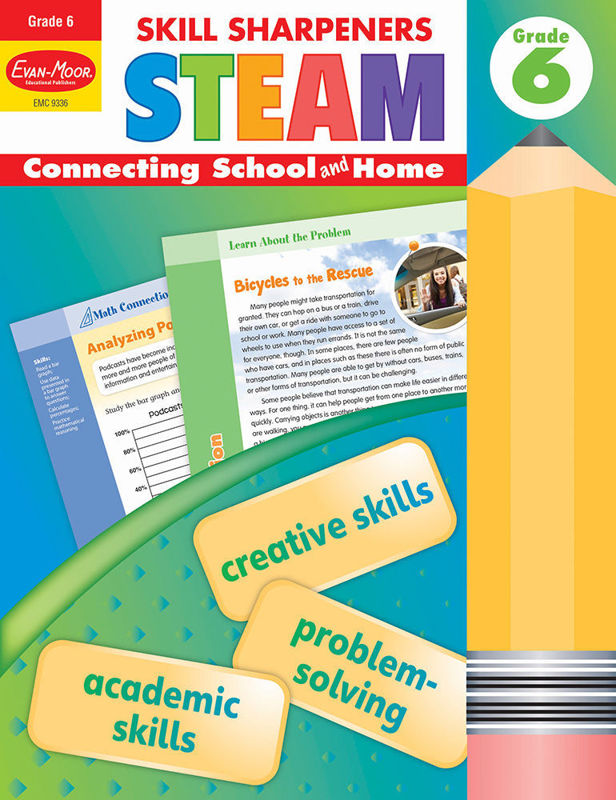 Skill Sharpeners: STEAM, Grade 6 - Activity Book