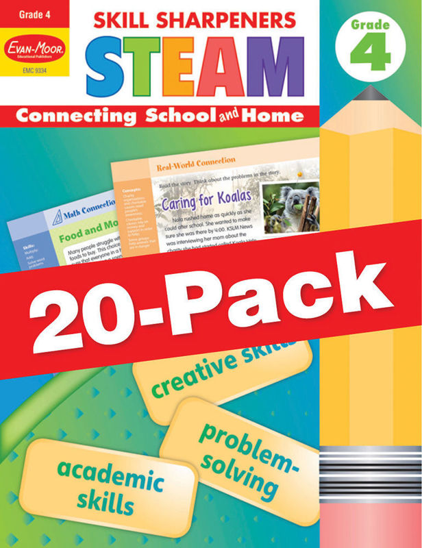 Skill Sharpeners: STEAM, Grade 4 — Class pack