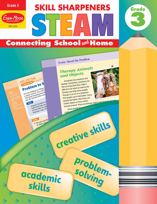 Skill Sharpeners: STEAM, Grade 3 - Activity Book