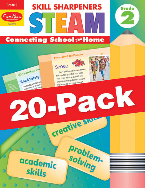 Skill Sharpeners: STEAM, Grade 2 — Class pack