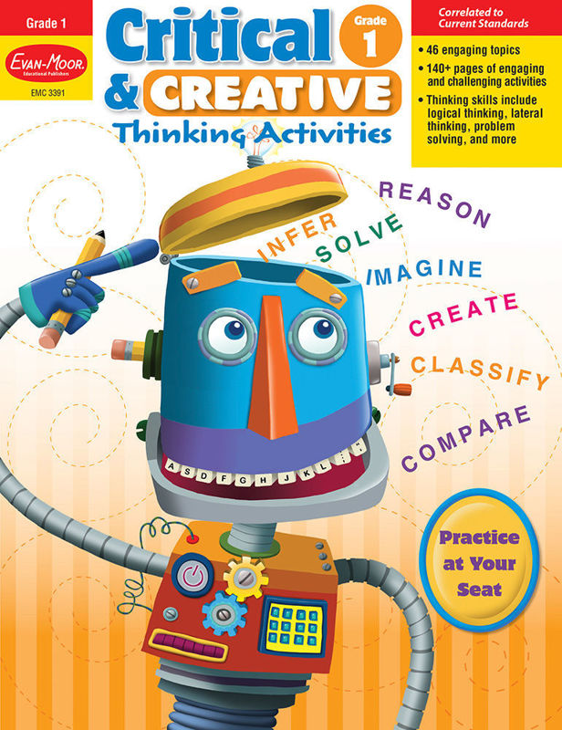 Critical and Creative Thinking Activities, Grade 1 - Teacher Reproducibles, Print