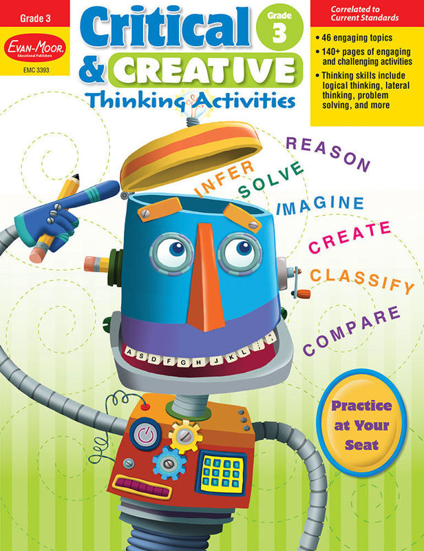 Critical and Creative Thinking Activities, Grade 3 - Teacher Reproducibles, Print