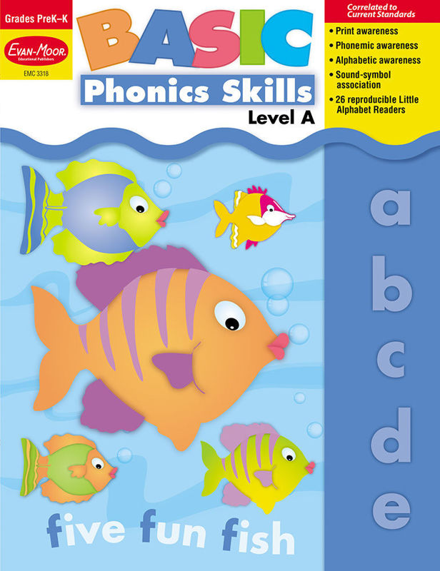 Basic Phonics Skills, Grades PreK-K (Level A)- Teacher Reproducibles, E-book