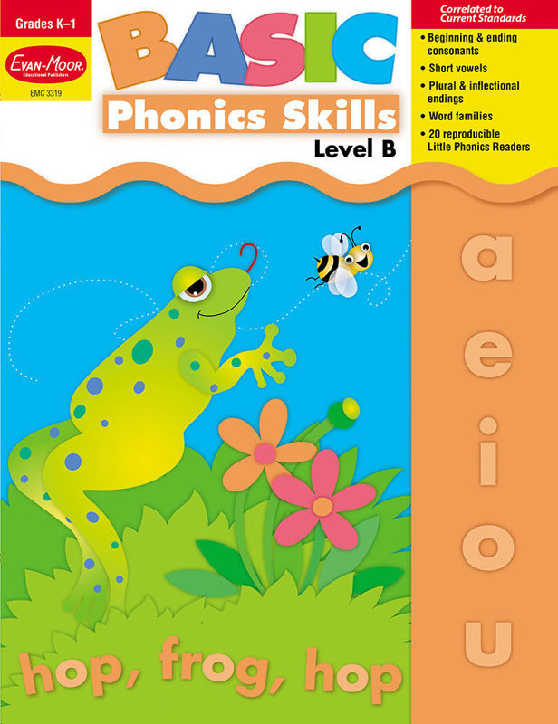 Basic Phonics Skills, Grades K-1 (Level B) - Teacher Reproducibles, Print