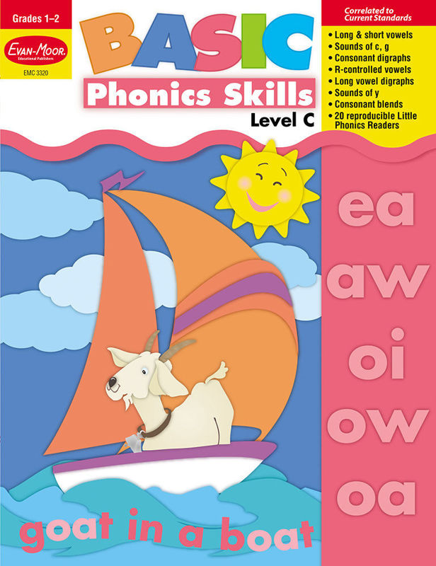 Basic Phonics Skills, Grades 1-2 (Level C)- Teacher Reproducibles, E-book