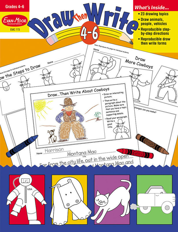 Draw…Then Write, Grades 4-6 - Teacher Resource, Print