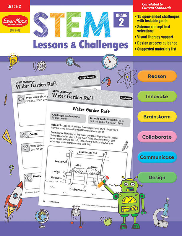 STEM Lessons and Challenges, Grade 2 - Teacher Reproducibles, Print