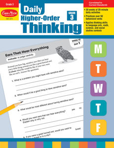 Daily Higher-Order Thinking, Grade 3 - Teacher's Edition, E-book