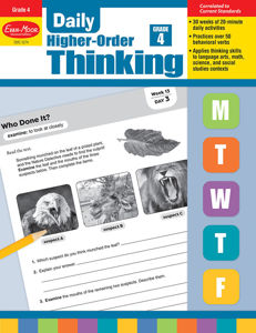 Daily Higher-Order Thinking, Grade 4 - Teacher's Edition, Print