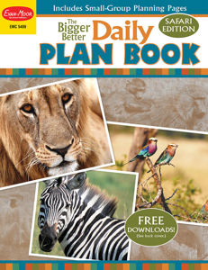 Daily Plan Book: Safari Edition, Grades K-6 - Teacher Reproducibles, Print