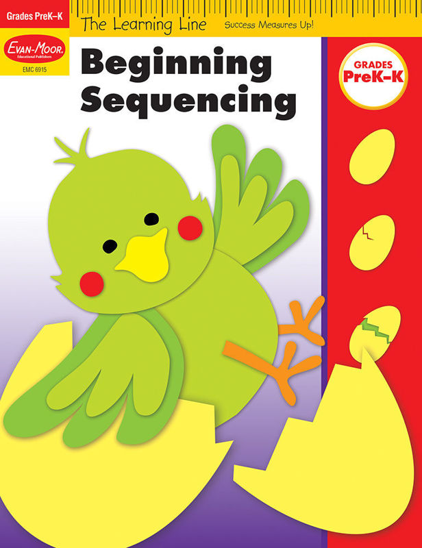 Learning Line: Beginning Sequencing, Grades PreK-K - Activity Book