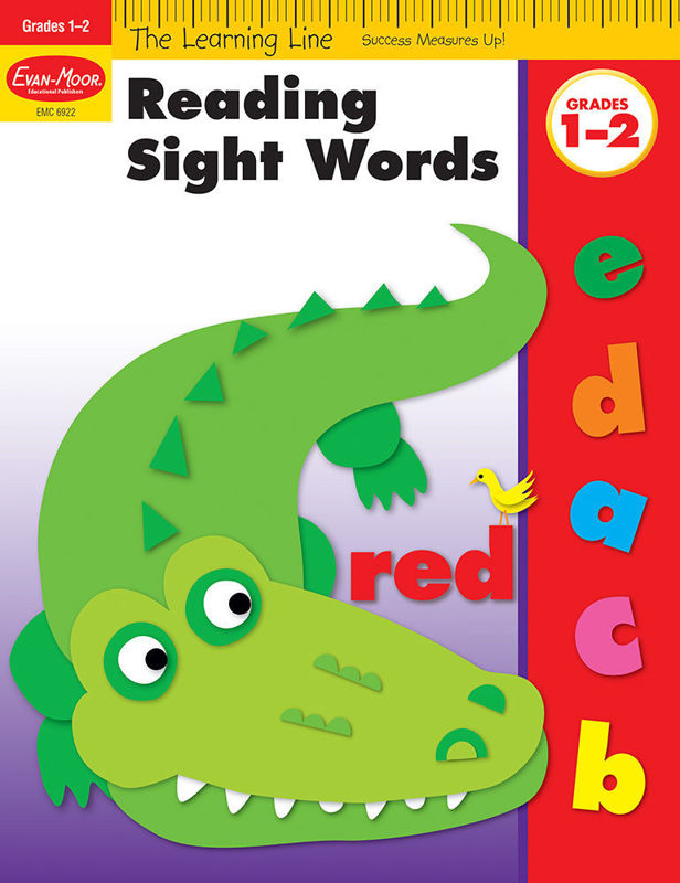 Learning Line: Reading Sight Words, Grades K-1 - Activity Book