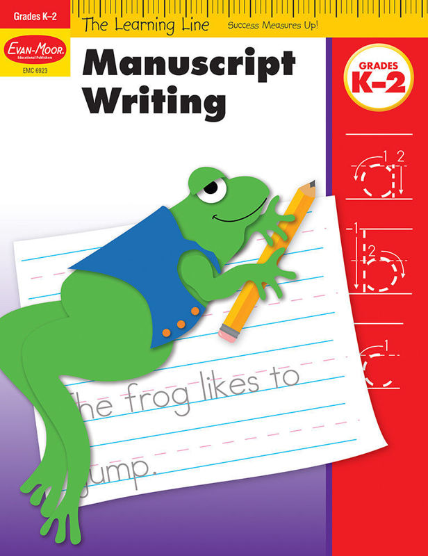 Learning Line: Manuscript Writing, Grades K-2 - Activity Book