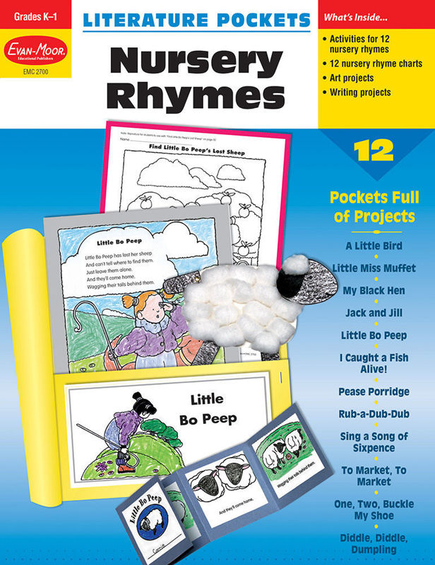 Literature Pockets: Nursery Rhymes, Grades K-1 - Teacher Reproducibles, Print