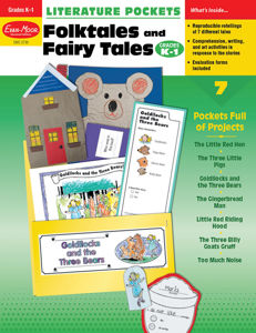 Literature Pockets: Folktales & Fairy Tales, Grades K-1 - Teacher Reproducibles, Print