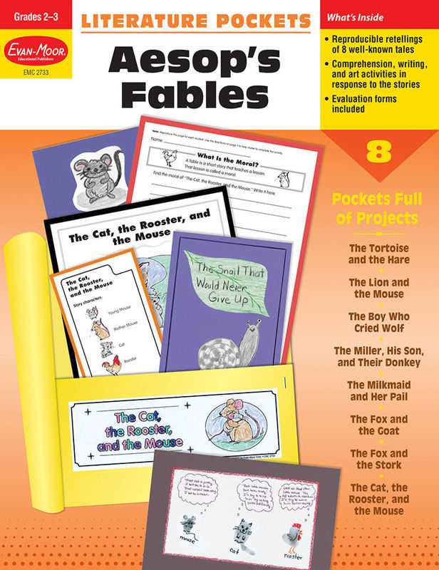 Literature Pockets: Aesop's Fables, Grades 2-3 - Teacher Reproducibles, Print