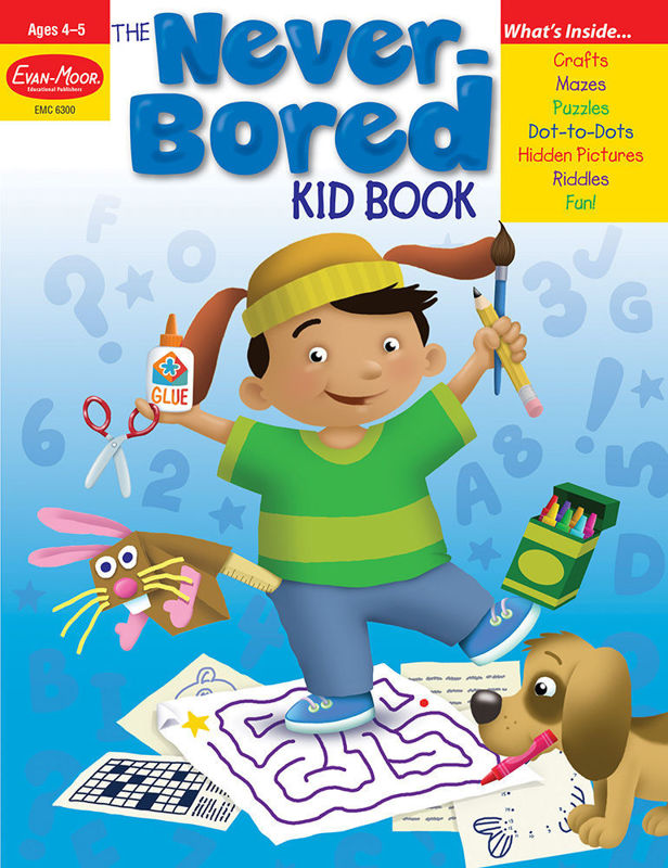 The Never-Bored Kid Book, Grades PreK-K - Activity Book