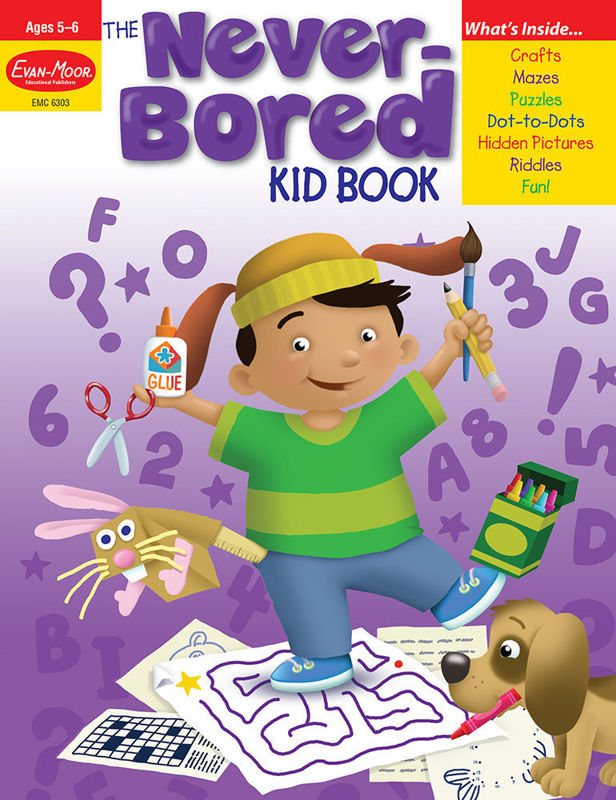 The Never-Bored Kid Book, Grades K-1 - Activity Book