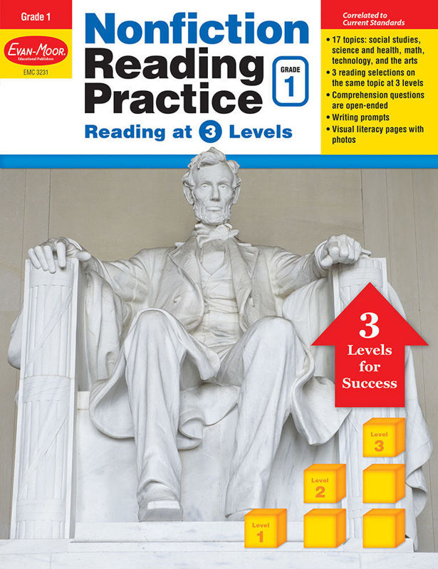 Nonfiction Reading Practice, Grade 1 - Teacher Reproducibles, Print