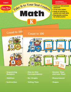 Take It to Your Seat: Math Centers, Grade K - Teacher Resource, Print