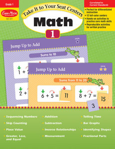 Take It to Your Seat: Math Centers, Grade 1 - Teacher Reproducibles, E-book