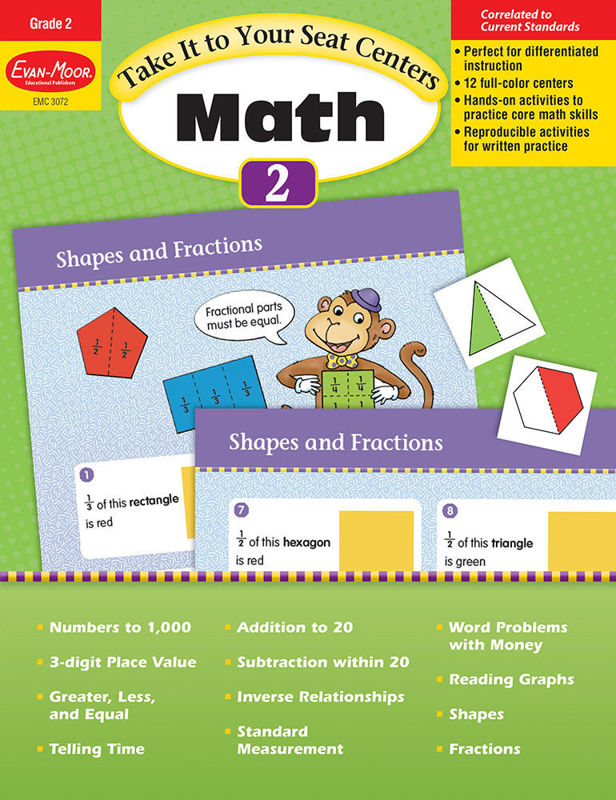 Take It to Your Seat: Math Centers, Grade 2 - Teacher Reproducibles, E-book