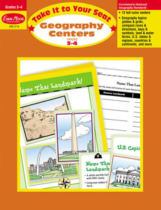 Take It to Your Seat: Geography Centers, Grades 3-4 - Teacher Reproducibles, E-book