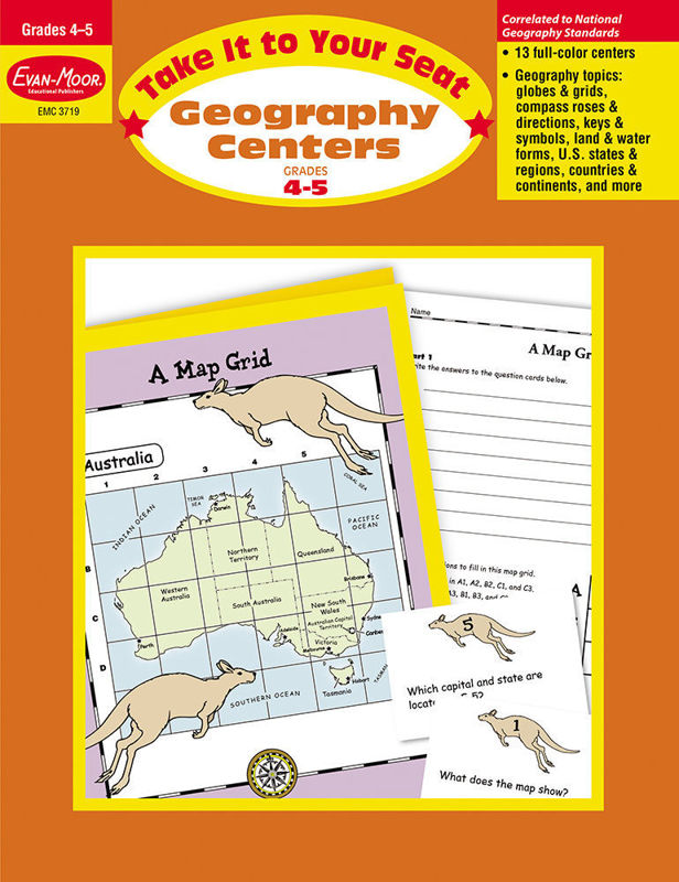 Take It to Your Seat: Geography Centers, Grades 4-5 - Teacher Reproducibles, E-book