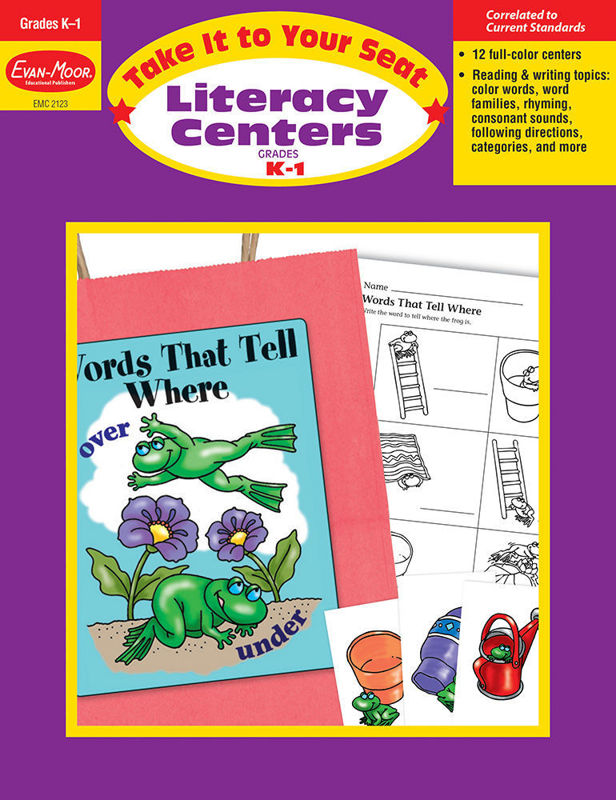 Take It To Your Seat: Literacy Centers, Grades K-1 - Teacher Resource, E-book