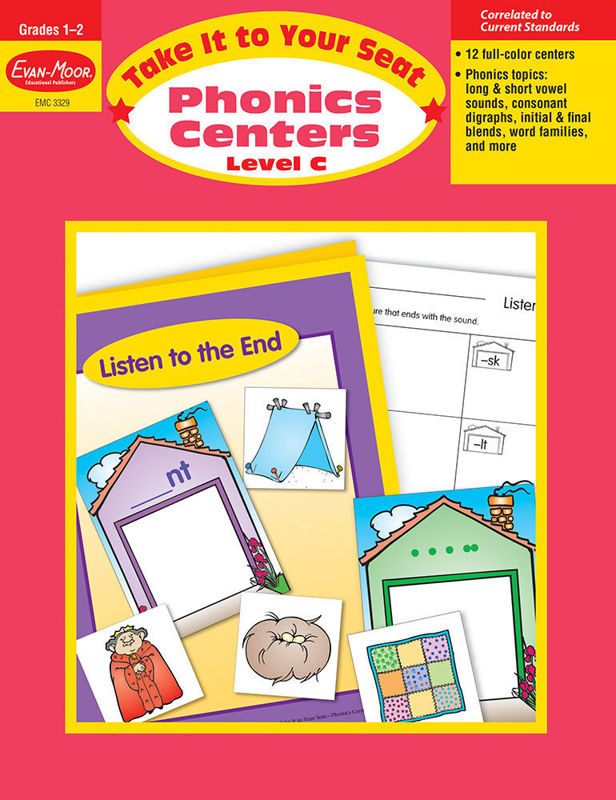 Take It to Your Seat: Phonics Centers, Grades 1-2 (Level C) - Teacher Resource, Print