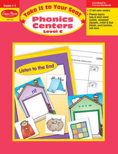 Take It to Your Seat: Phonics Centers, Grades 1-2 (Level C)- Teacher Resource, E-book